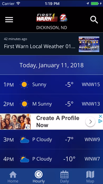 KQCD-TV First Warn Weather Screenshot 3 - AppWisp.com KQCD-TV First Warn Weather Screenshot 3 - AppWisp.com