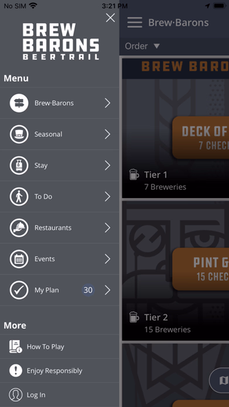 Brew Barons Beer Trail Screenshot 1 - AppWisp.com Brew Barons Beer Trail Screenshot 1 - AppWisp.com