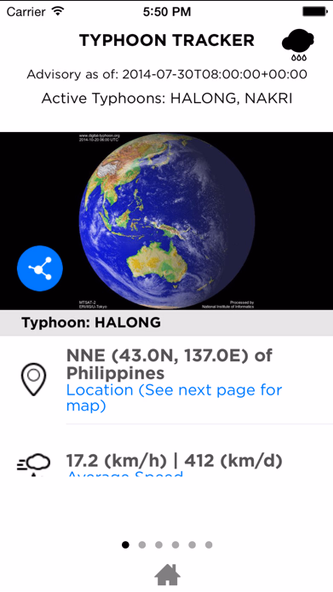 Typhoon Tracker Screenshot 1 - AppWisp.com Typhoon Tracker Screenshot 1 - AppWisp.com