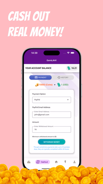 Earn Money with EarnLAH! Screenshot 2 - AppWisp.com Earn Money with EarnLAH! Screenshot 2 - AppWisp.com
