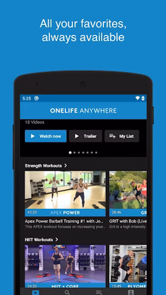 Onelife Anywhere on Demand Fit Screenshot 3 - AppWisp.com Onelife Anywhere on Demand Fit Screenshot 3 - AppWisp.com