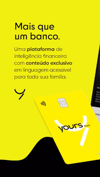YOURS BANK - Conta para menor Screenshot 1 - AppWisp.com