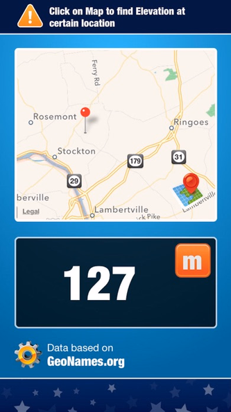 Altimeter App - Altitude above Sea Level Meter and Map Elevation Screenshot 2 - AppWisp.com Altimeter App - Altitude above Sea Level Meter and Map Elevation Screenshot 2 - AppWisp.com