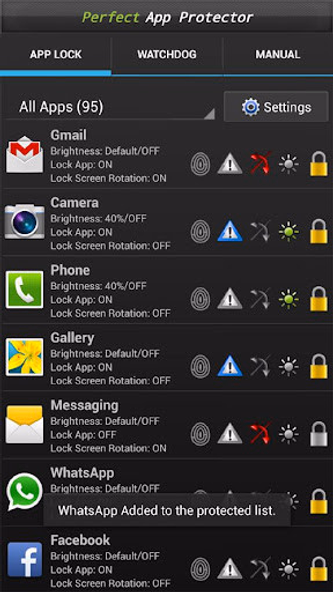 Perfect AppLock(App Protector) Screenshot 2 - AppWisp.com Perfect AppLock(App Protector) Screenshot 2 - AppWisp.com