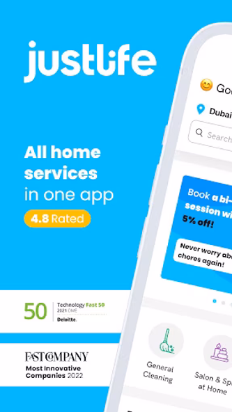 Justlife (Home Services) Screenshot 1 - AppWisp.com Justlife (Home Services) Screenshot 1 - AppWisp.com
