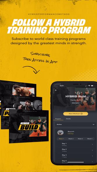 HYBRID | Strength Coach Screenshot 2 - AppWisp.com HYBRID | Strength Coach Screenshot 2 - AppWisp.com