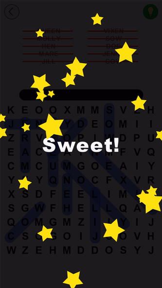 Word Search and Find - Search for Animals, Baby Names, Christmas, Food and more! Screenshot 4 - AppWisp.com Word Search and Find - Search for Animals, Baby Names, Christmas, Food and more! Screenshot 4 - AppWisp.com