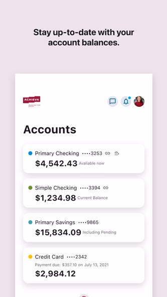 Achieva Credit Union Screenshot 3 - AppWisp.com