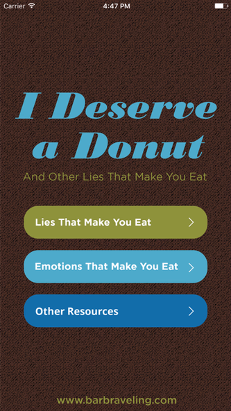 I Deserve a Donut Screenshot 1 - AppWisp.com I Deserve a Donut Screenshot 1 - AppWisp.com