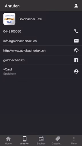 Goldbacher Taxi Screenshot 2 - AppWisp.com Goldbacher Taxi Screenshot 2 - AppWisp.com
