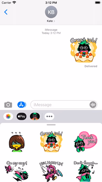 DELTARUNE Stickers Vol. 1 Screenshot 1 - AppWisp.com