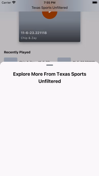 Texas Sports Unfiltered Screenshot 3 - AppWisp.com Texas Sports Unfiltered Screenshot 3 - AppWisp.com