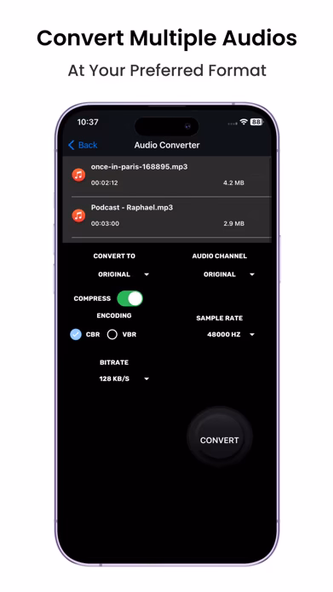 Audio Cutter Converter Merger Screenshot 4 - AppWisp.com Audio Cutter Converter Merger Screenshot 4 - AppWisp.com