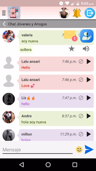 Chat Citas Y Amor Screenshot 4 - AppWisp.com Chat Citas Y Amor Screenshot 4 - AppWisp.com