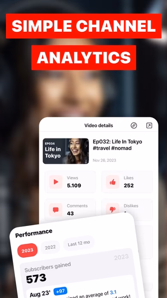 Tracker for YouTube Studio Screenshot 3 - AppWisp.com Tracker for YouTube Studio Screenshot 3 - AppWisp.com