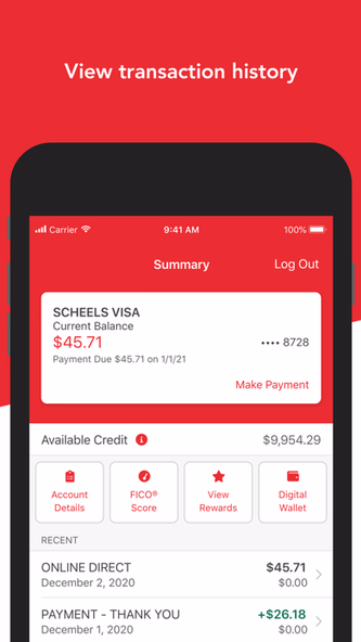 Scheels Visa Card Screenshot 3 - AppWisp.com Scheels Visa Card Screenshot 3 - AppWisp.com