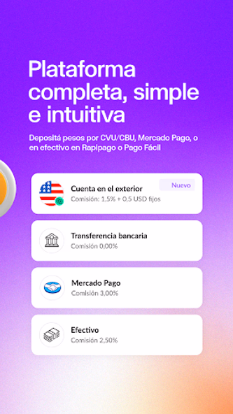 Ripio App | Crypto Wallet Screenshot 3 - AppWisp.com Ripio App | Crypto Wallet Screenshot 3 - AppWisp.com