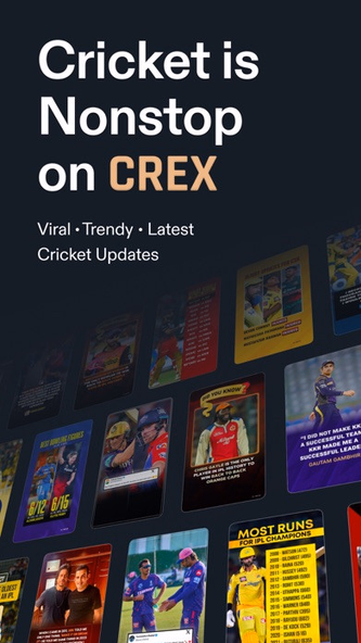 CREX - Cricket Exchange Screenshot 2 - AppWisp.com CREX - Cricket Exchange Screenshot 2 - AppWisp.com