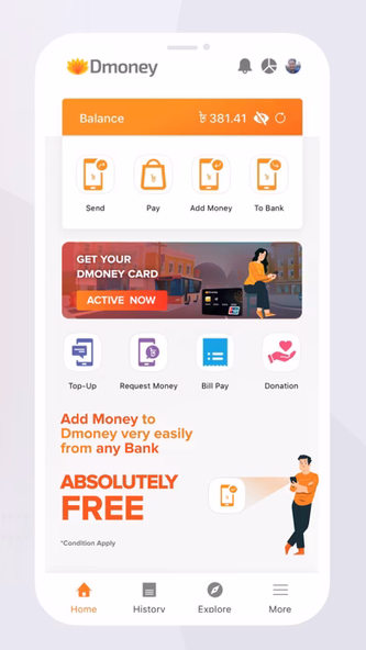 Dmoney Screenshot 2 - AppWisp.com Dmoney Screenshot 2 - AppWisp.com