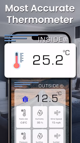 Room Temperature Thermometer Screenshot 1 - AppWisp.com