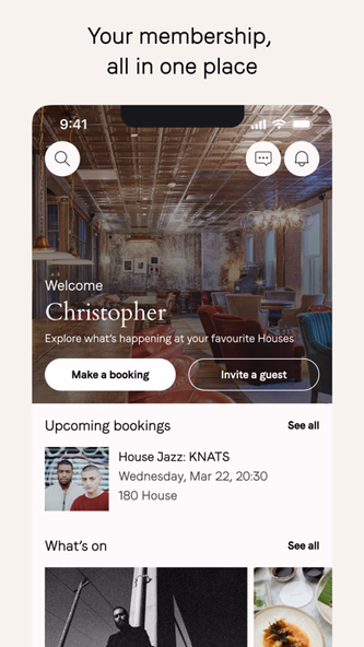 Soho House Screenshot 2 - AppWisp.com Soho House Screenshot 2 - AppWisp.com