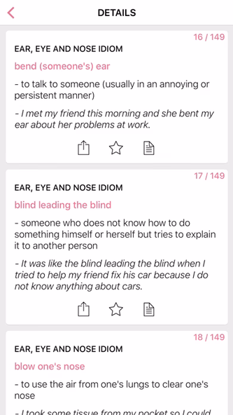 Body Eyes idioms in English Screenshot 1 - AppWisp.com Body Eyes idioms in English Screenshot 1 - AppWisp.com