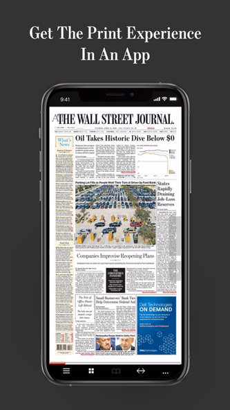 WSJ Print Edition Screenshot 1 - AppWisp.com WSJ Print Edition Screenshot 1 - AppWisp.com