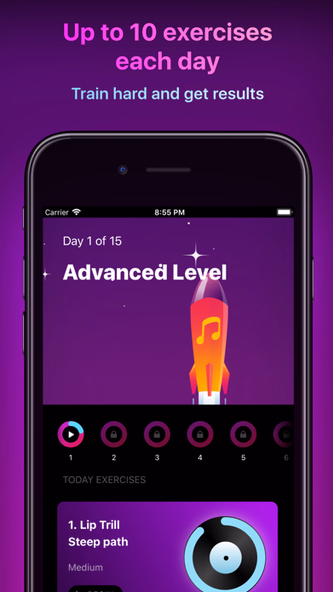 Vocal Workout: Singing lessons Screenshot 2 - AppWisp.com Vocal Workout: Singing lessons Screenshot 2 - AppWisp.com