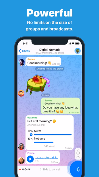 Telegram Messenger Screenshot 2 - AppWisp.com Telegram Messenger Screenshot 2 - AppWisp.com