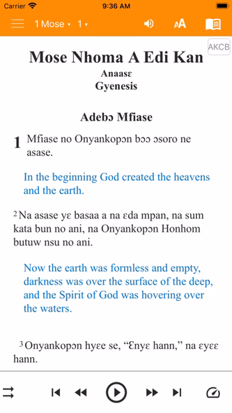 Akuapem Twi Bible Screenshot 3 - AppWisp.com Akuapem Twi Bible Screenshot 3 - AppWisp.com