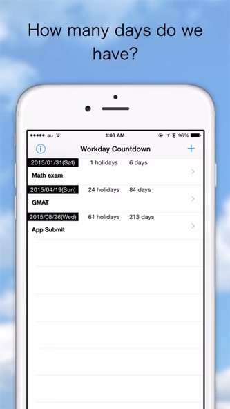 Workday Countdown Screenshot 1 - AppWisp.com