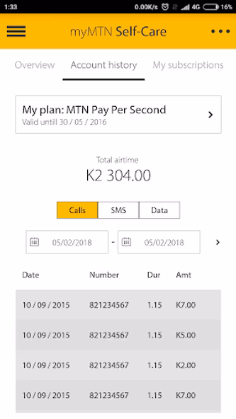 MyMTN Screenshot 4 - AppWisp.com MyMTN Screenshot 4 - AppWisp.com