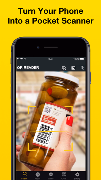 QR, Barcode Scanner for iPhone Screenshot 2 - AppWisp.com QR, Barcode Scanner for iPhone Screenshot 2 - AppWisp.com