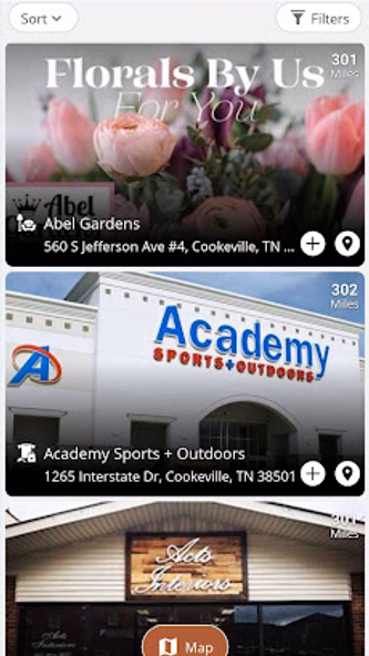 Visit Cookeville TN Screenshot 2 - AppWisp.com Visit Cookeville TN Screenshot 2 - AppWisp.com