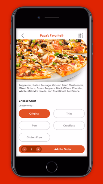 Papa Murphy’s Take+Bake Pizza Screenshot 2 - AppWisp.com Papa Murphy’s Take+Bake Pizza Screenshot 2 - AppWisp.com