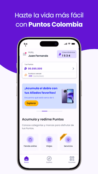 Puntos Colombia Screenshot 1 - AppWisp.com Puntos Colombia Screenshot 1 - AppWisp.com