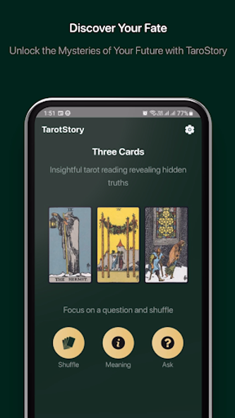 TaroStory AI Tarot Card Reader Screenshot 4 - AppWisp.com TaroStory AI Tarot Card Reader Screenshot 4 - AppWisp.com