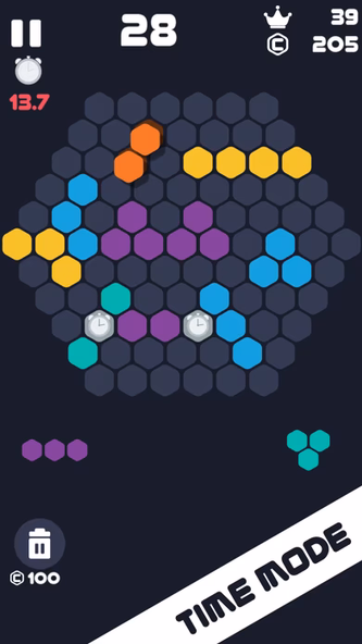 Hexa 1010 :Fill Hexagon Blocks Screenshot 3 - AppWisp.com Hexa 1010 :Fill Hexagon Blocks Screenshot 3 - AppWisp.com