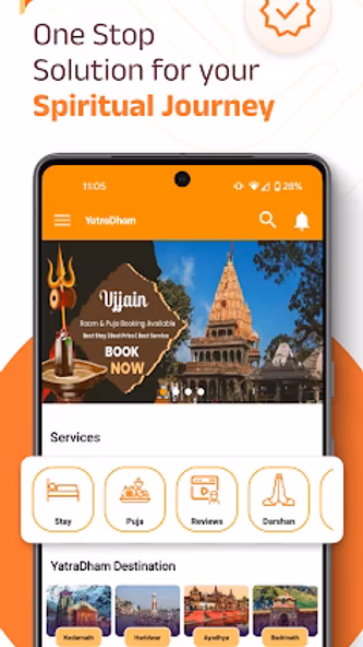 YatraDham Online Rooms Booking Screenshot 2 - AppWisp.com