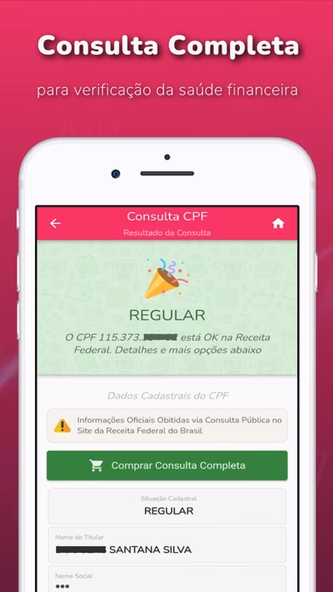 Consulta CPF, Score e Dívidas Screenshot 4 - AppWisp.com Consulta CPF, Score e Dívidas Screenshot 4 - AppWisp.com