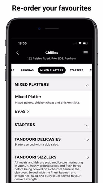 Chillies, Renfrew Screenshot 2 - AppWisp.com Chillies, Renfrew Screenshot 2 - AppWisp.com