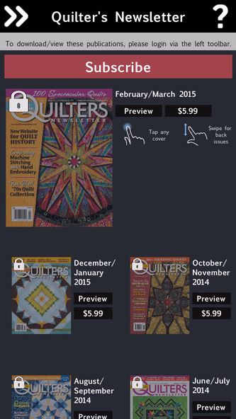 Quilters Newsletter Magazine Screenshot 2 - AppWisp.com Quilters Newsletter Magazine Screenshot 2 - AppWisp.com
