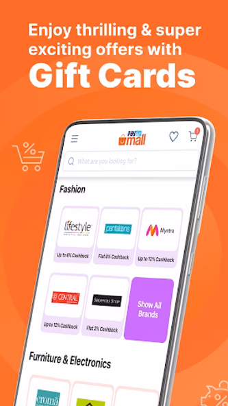 Paytm Mall: E-Gift Card Store Screenshot 3 - AppWisp.com Paytm Mall: E-Gift Card Store Screenshot 3 - AppWisp.com