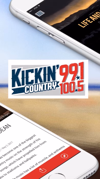 Kickin' Country 99.1/100.5 Screenshot 2 - AppWisp.com Kickin' Country 99.1/100.5 Screenshot 2 - AppWisp.com