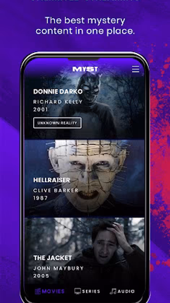 MYST: Streaming Player App for Screenshot 1 - AppWisp.com MYST: Streaming Player App for Screenshot 1 - AppWisp.com