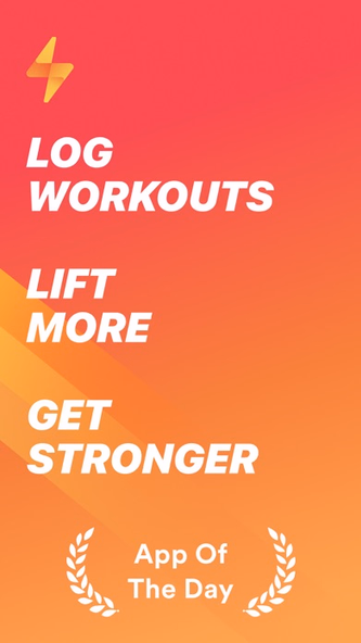 Bolt – Workout & Strength Log Screenshot 1 - AppWisp.com Bolt – Workout & Strength Log Screenshot 1 - AppWisp.com