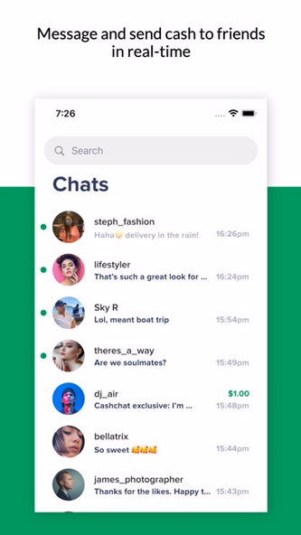 CashChat Screenshot 1 - AppWisp.com CashChat Screenshot 1 - AppWisp.com