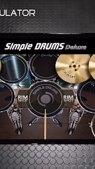Simple Drums Deluxe - Drum Kit Screenshot 1 - AppWisp.com Simple Drums Deluxe - Drum Kit Screenshot 1 - AppWisp.com