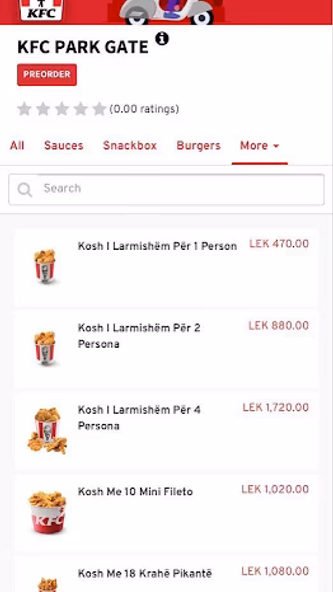 KFC Albania Screenshot 3 - AppWisp.com KFC Albania Screenshot 3 - AppWisp.com
