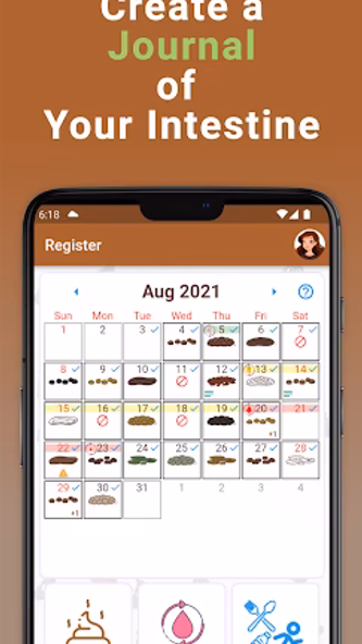 Happy Poop: Toilet Journal Log Screenshot 1 - AppWisp.com Happy Poop: Toilet Journal Log Screenshot 1 - AppWisp.com